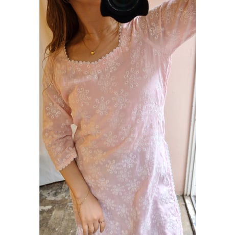 milky pink one-piece