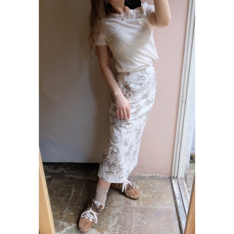 ivory rose skirt