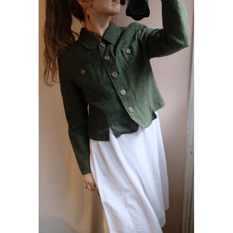 green jacket