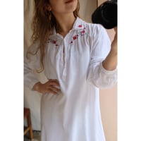 white flower one-piece