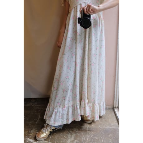vintage flower one-piece