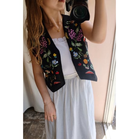 black fruit vest