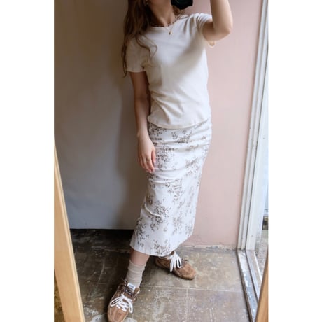 ivory rose skirt