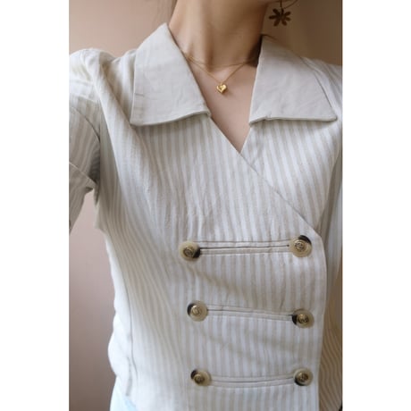 stripe blouse