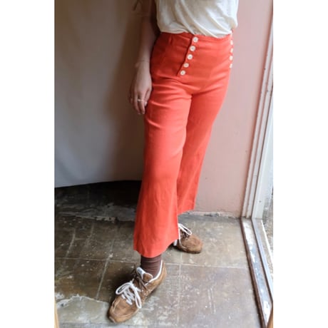 orange marine pants
