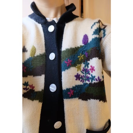design knit cardigan