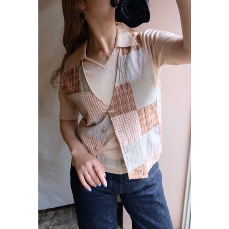 orange check vest