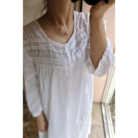white embroidery one-piece