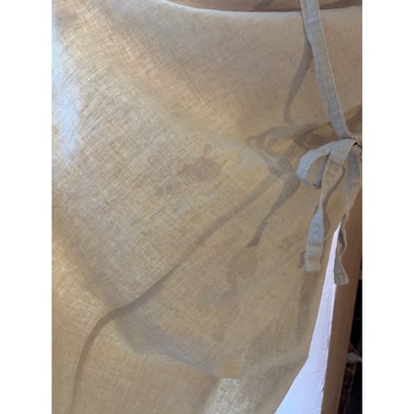 beige linen one-piece