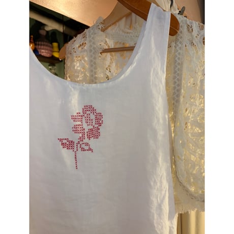 cross-stitch tank top