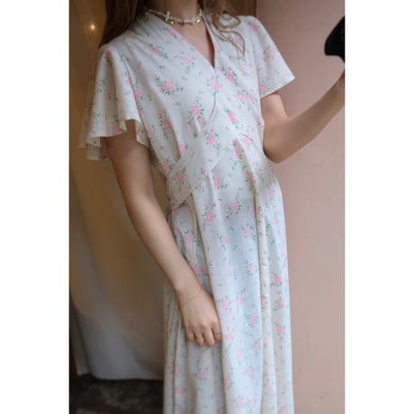 vintage flower one-piece