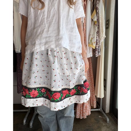 80‘s apron/flower