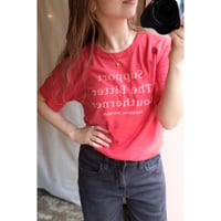 red logo T-shirt