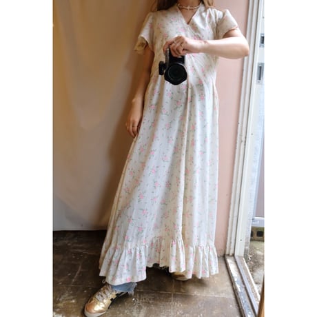 vintage flower one-piece