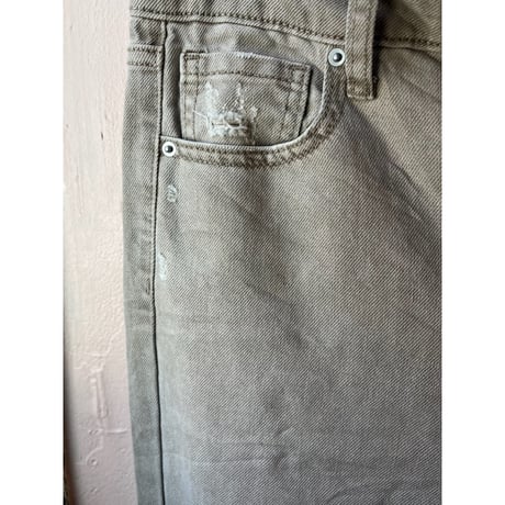 ivory denim pants