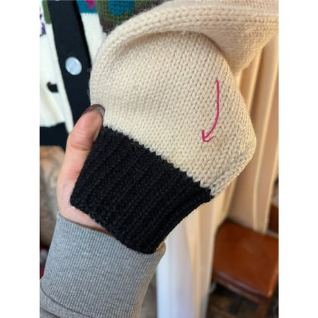 design knit cardigan
