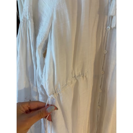 white embroidery one-piece