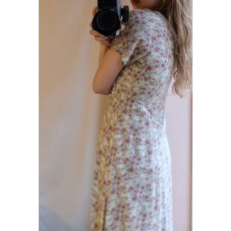 green flower one-piece