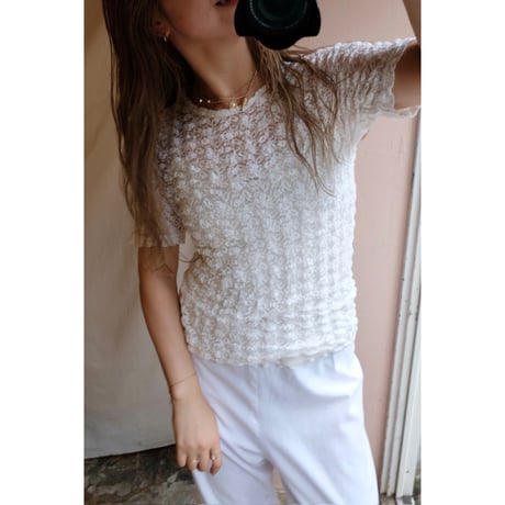 lace popcorn tops