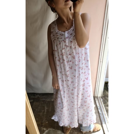 pink flower one-piece