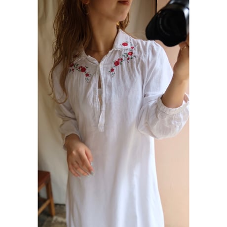 white flower one-piece