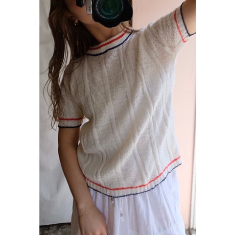 tricolore summer knit