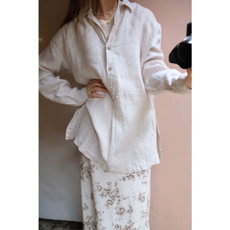 linen pullover shirt
