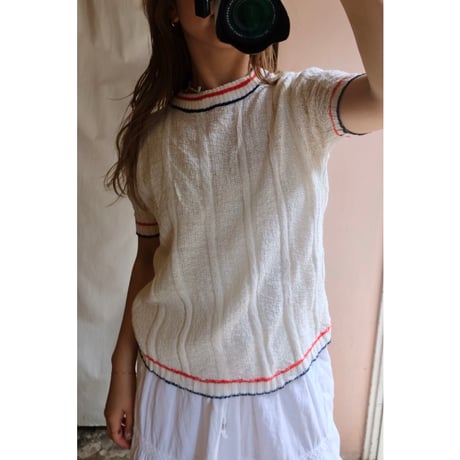 tricolore summer knit