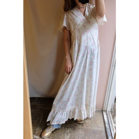 vintage flower one-piece