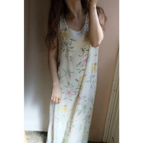 white flower one-piece