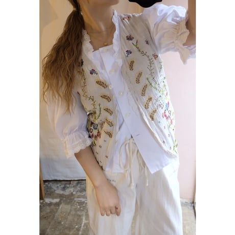 embroidery vest
