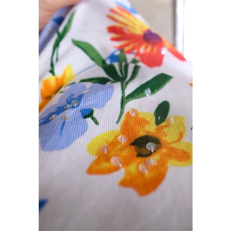 colorful flower tank top