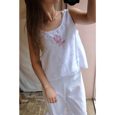 cross-stitch tank top