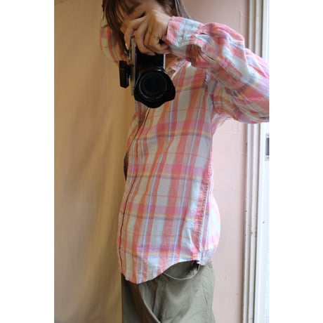 colorful check shirt