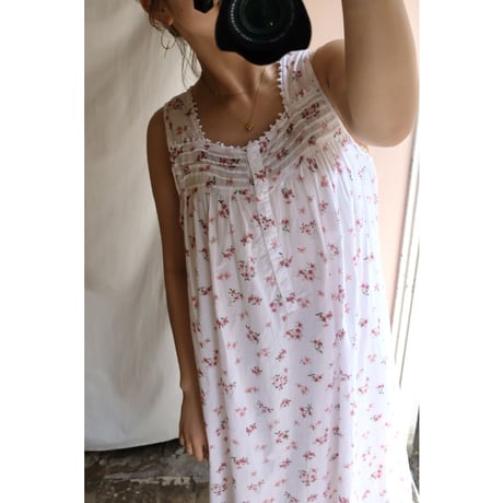 pink flower one-piece