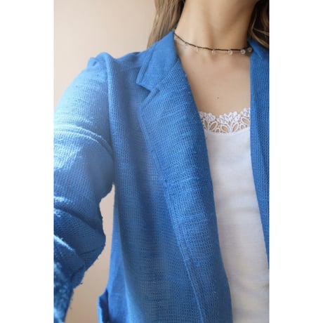 blue jacket