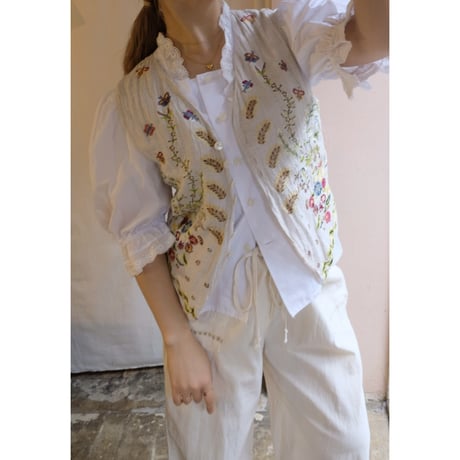 embroidery vest