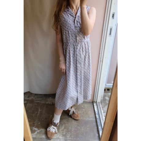 light blue rose one-piece