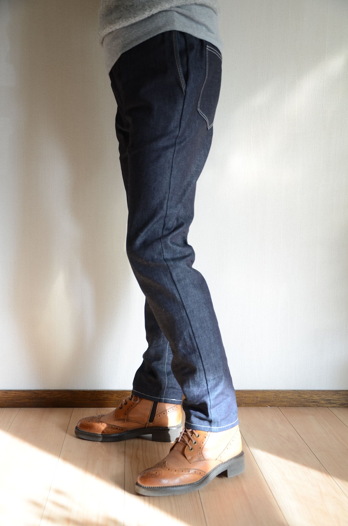 楽に穿けるストレッチデニムパンツ 岡山児島デニム 11oz ユニ