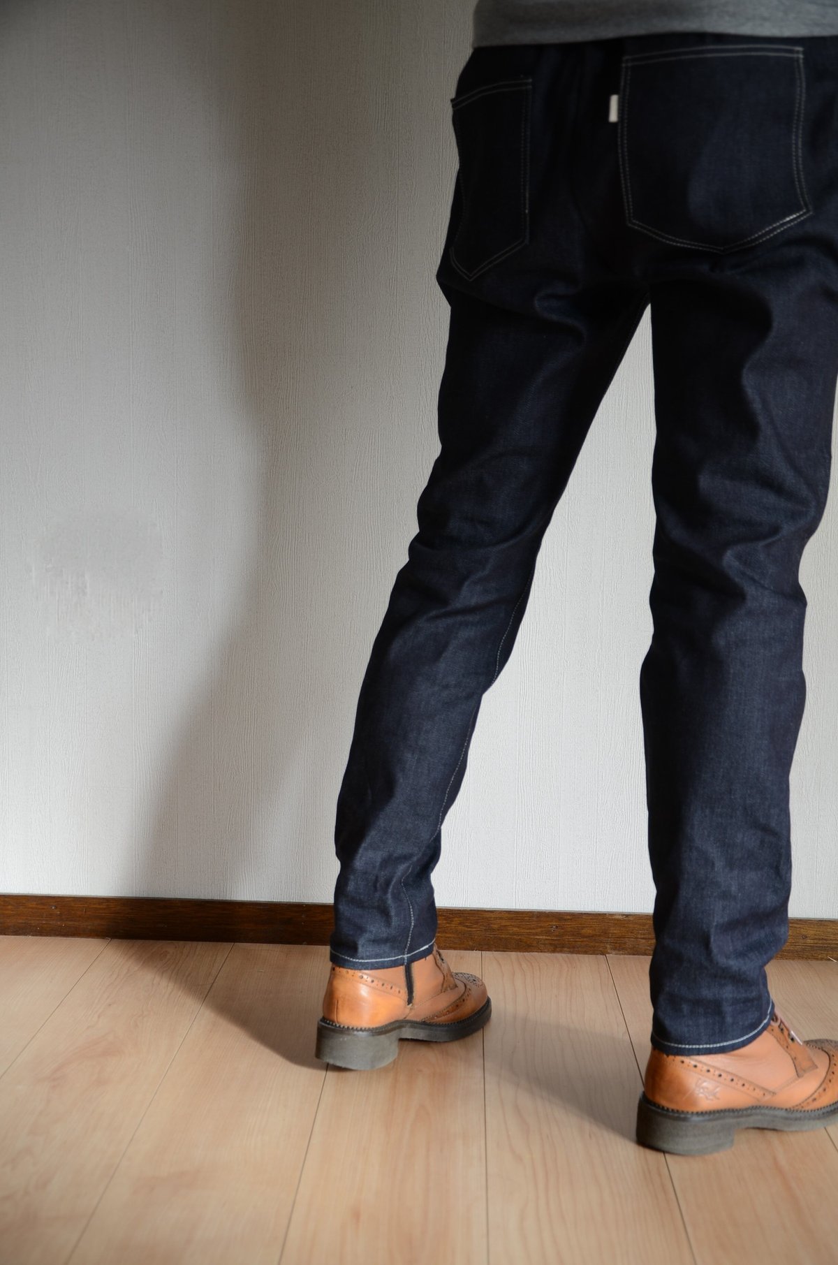 【週末値下げ】 岡山デニム ストレッチクルーズパンツ Lサイズ ストレッチデニムパンツ【大きいサイズ有】【選べるレングス
