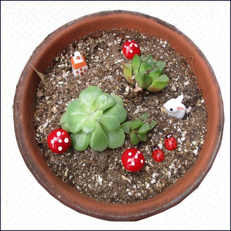 ガーデンデコ　植木鉢アクセサリ①　U0066