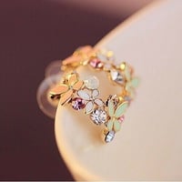 フラワーピアス　U0121