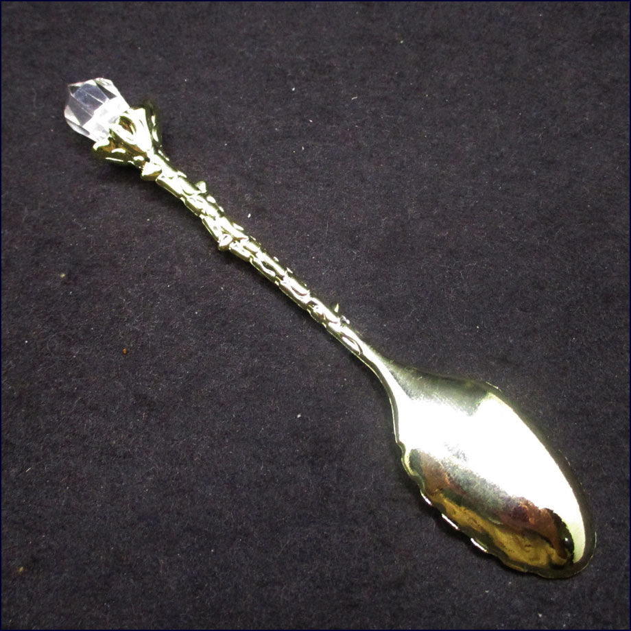 イタリアで購入　天然水晶装飾　クリスタルスプーン 5本セット　新品 Amazon.co.jp: Crystal Fountains(クリスタルファウンテン) スプリット