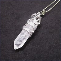 ドラゴンラップパワーストーンネックレス（水晶）U0128