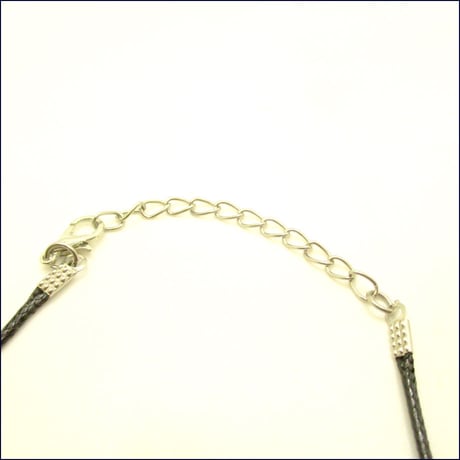 六角柱パワーストーンネックレス（オニキス）U0163