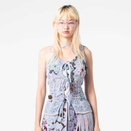 トップス rurumu: dreamreading jacquard camisole rurumu: dream reading jacquard camisole