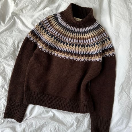 日本語文章パターン付キット Celeste Sweater