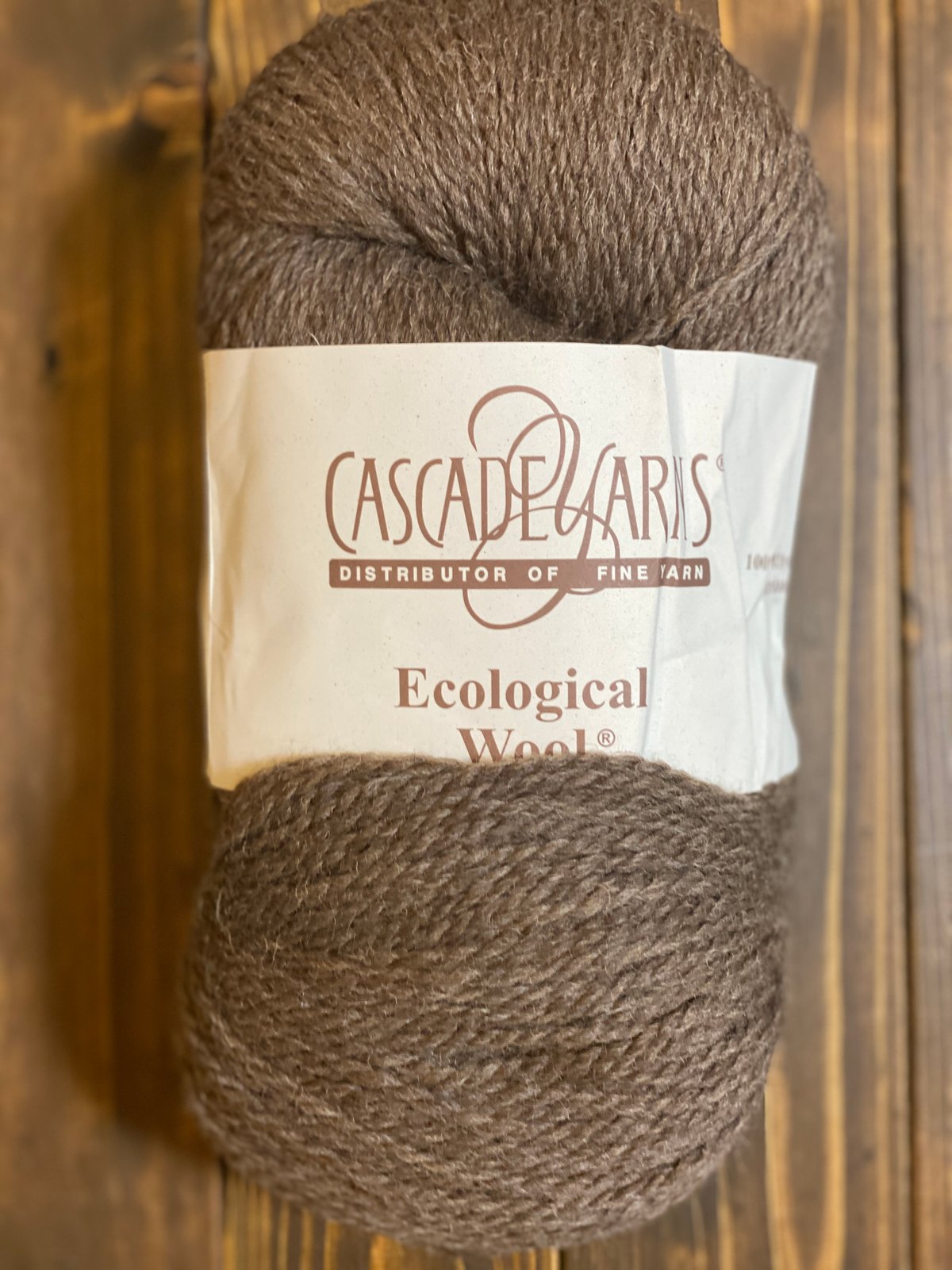 Cascade] Ecological Wool - 8087(Chocolate) | K