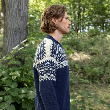 日本語文章パターン付キット Marius Sweater for Men from 2410 Norske Ikoner