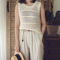 日本語文章パターン付キット Rota Sleeveless Top (Line & Long version)